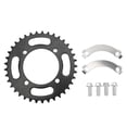 thumbnail image 2 of 420 Chain Rear Sprocket, Carbon Steel 37T Rear Sprocket Rust Resistant Stable Performance 76mm  For 50 To 190cc Pit Dirt Bike, 2 of 8