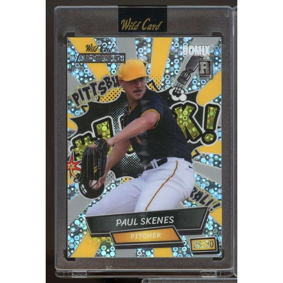Pittsburgh Pirates ACBN-PS2 2024 Wildcard Alumination Paul Skenes Rookie #26/30