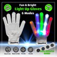 thumbnail image 3 of The Noodley LED Gloves for Kids, Light Up Skeleton Gloves Cool Toys for Boys and Teens, 3 of 10