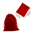 thumbnail image 3 of 10Pcs Cordon Velours Bijoux Sacs Mariage Partie Faveur Cadeau Pochette Rouge, 3 of 9