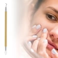 thumbnail image 4 of Unique Bargains 1 Pc Durable Double Headed Pimple Extractor Gold Tone, 4 of 7