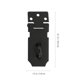 thumbnail image 2 of unbranded 2Jgo Cerradura Puerta Pestillo Inoxidable Negro Para Seguridad Hogar, 2 of 6