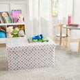 thumbnail image 3 of Kvell Foldable Child's Collapsible Toy Storage Chest, Polka Dot Design, Multi-Color, 3 of 8