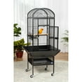thumbnail image 4 of Prevue Pet Products Small Dome Top Bird Cage - Black 34511, 4 of 19
