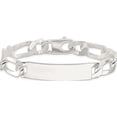 thumbnail image 3 of Sterling Silver 8.5In Figaro Id Bracelet (Width 10.5) (Length 8.5) - Jbsp, 3 of 5
