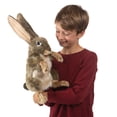 thumbnail image 4 of Hand Puppet Folkmanis Jack Rabbit para niños y adultos, 4 of 5