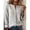 White, variant on Babcutegg Blouses for Women Long Sleeve Cotton Linen Casual Fashion Lightweight Crew Neck Womens Tops White Size 2XL