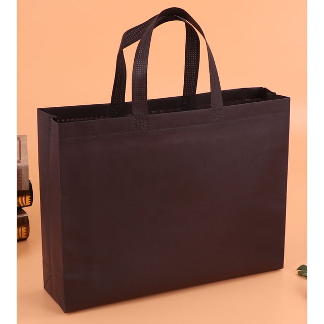 Bolsa no tejida en blanco, gruesa, para llevar, para zapatos, para hacer compras, para embalaje de bolsos