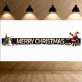 thumbnail image 5 of Festive Design Merry Christmas Santa Claus Snowman Holiday Banner for Christmas Party Decorations Winter Celebration, 5 of 9