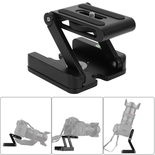 Cabezal De Bola Para Trípode Z-Flex Tilt Pan Para Cámara DSLR - Ligero Y Duradero - Inclinación De 180 Grados Y Ajuste De ángulo De Giro De 360 Grados - Compatible Con