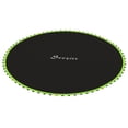 thumbnail image 1 of Soozier Tapis de Remplacement pour Trampoline Rond de 12 Pi, Tapis de Saut en PP Vert avec 72 Crochets en V et Outil à Ressort, Matériau Robuste Résistant aux UV pour les Loisirs Extérieurs dans la Cour Arrière, 1 of 7