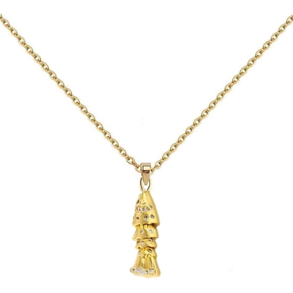 Zephyriana Boho Fish Necklace Pendant Colorful Movable 3D Articulated Koi Necklace Stainless Steel Small Fish Koi Necklaces for Women Lucky Jewelry Birthday Gifts