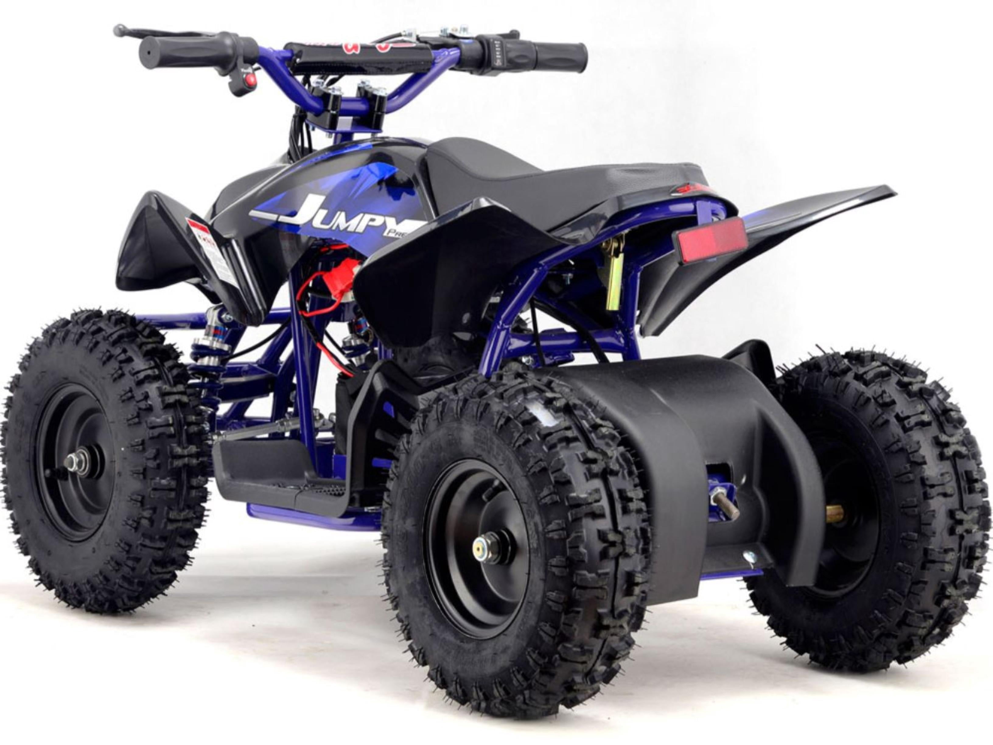 MotoTec 24V Kids Battery Powered ATV Four Wheeler Titan V5 Black
