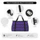 thumbnail image 4 of Fotbe purple argyle Bolsa de Viaje con Estampado, Bolsa de Fin de Semana para Mujer con Compartimento para Zapatos, Bolsa de Gimnasio con Bolsillo Húmedo, 4 of 7