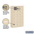 thumbnail image 2 of Salsbury Industries 19065-18SSK Cell Phone Storage Locker - 6 Door High Unit (5 Inch Deep Compartments) - 18 A Doors - Sandstone - Surface Mounted - Master Keyed Locks, 2 of 4