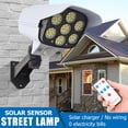 thumbnail image 2 of Luz solar 3 modos 77 LED Lámpara de pared PIR Sensor de movimiento Calle impermeable Hugtrwg Para estrenar, 2 of 5