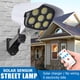 thumbnail image 4 of 3 modos 77 LED Lámpara de pared solar Sensor de movimiento PIR Luz de calle impermeable, 4 of 5