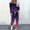 Purple 26, variant on Karymi Going Out Tops for Women 2-Piece Ombre Tracksuit Outfit, Crew Neck Long Sleeve Gradient Top Drawstring Waist Jogger Pants with Pockets, Casual Set Womens Summer Tops