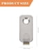 thumbnail image 2 of unbranded 10Jgo Gancho Para Colgar Marcos Y Cuadros Plata Resistente Y Moderno Para De Pared, 2 of 5