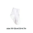 thumbnail image 2 of 6 Pcs Bas pour Enfants avec Bonne Élasticité Confortables à Porter Style Simple Bonne Fabrication Blanc Moyen 10-12, 2 of 6
