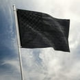thumbnail image 2 of All Black American Flag 3x5 Ft, Polyester All Black US Flag with Embroidered Stars, Stitched Stripes, Brass Grommets - Durable & Fade Resistant Black USA Flag for Outdoor（2Pack）, 2 of 10