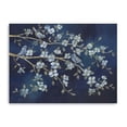 thumbnail image 2 of 24" x 18" Watercolor Midnight Bird Rendevouz Canvas Wall Art, 2 of 5