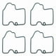 thumbnail image 3 of 4 Set Carburetor Rebuild Kit For Yamaha Yzf R6 600 1999-2002, 3 of 5