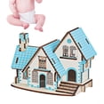 thumbnail image 1 of Kit de Casa de Villa de Madera de Juguete Educate de Artesanía de Rompecabeza 3d para Niños, 1 of 7