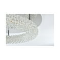 thumbnail image 6 of Elegant Lighting Bowen 18" 1-Light Metal Adjustable LED Flush Mount in Chrome, 6 of 10