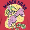 thumbnail image 3 of CafePress - Mardi Gras Flamingo T Shirt - Women's Traditional Fit Dark T-Shirt, 3 of 4