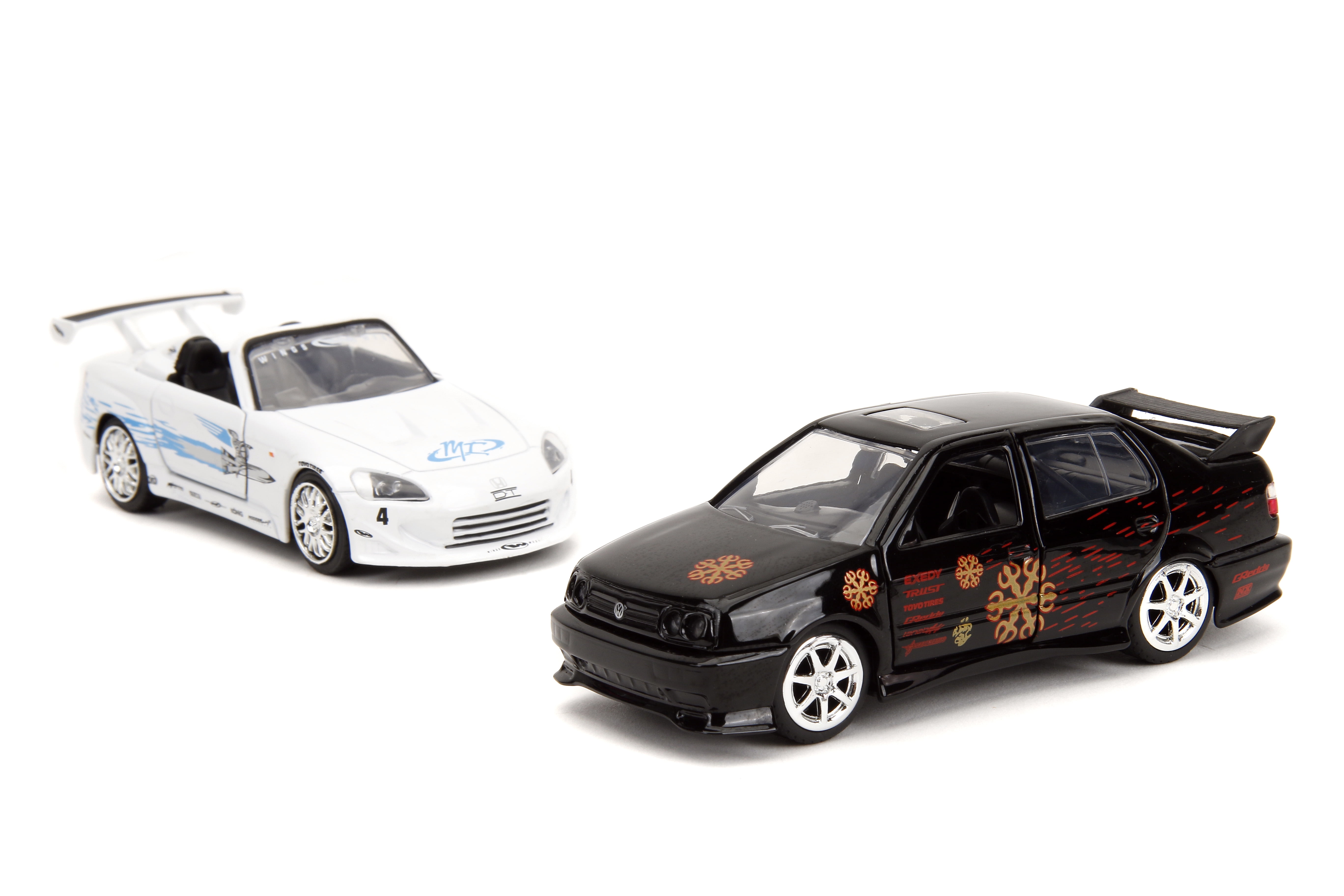 ミニカー Jada 1/32 Volkswagen Jetta & Honda S2000 Jada Fast & Furious Legacy Twin Pack VW Jetta & Honda S2000