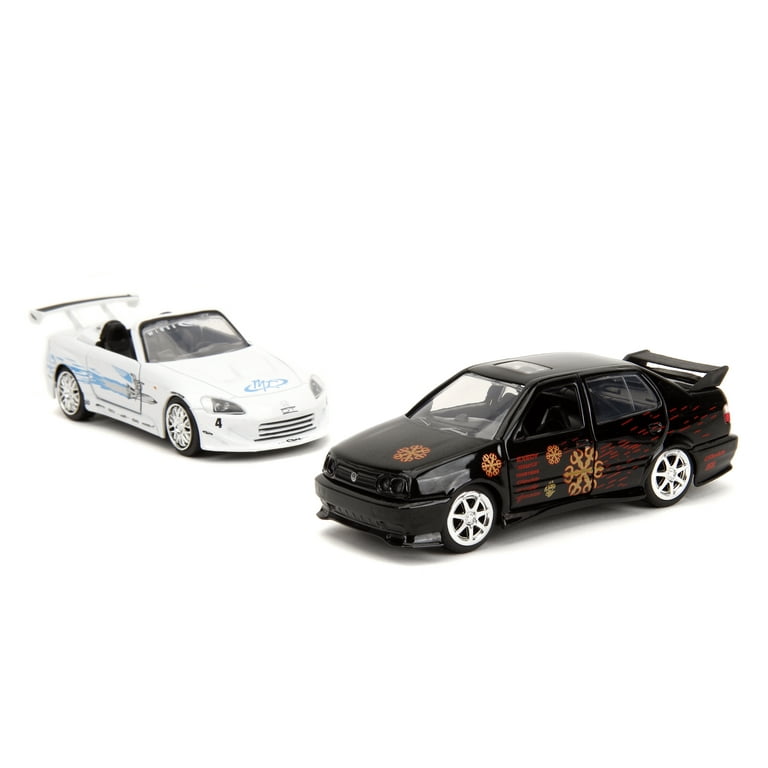 ミニカー Jada 1/32 Volkswagen Jetta & Honda S2000 Jada Fast & Furious Legacy Twin Pack VW Jetta & Honda S2000