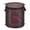 Red And Black, variant on Pop-Up Collapsible Laundry Hamper With Zippered Lid Dual Handles 50L Pattern Of Soccer Elements