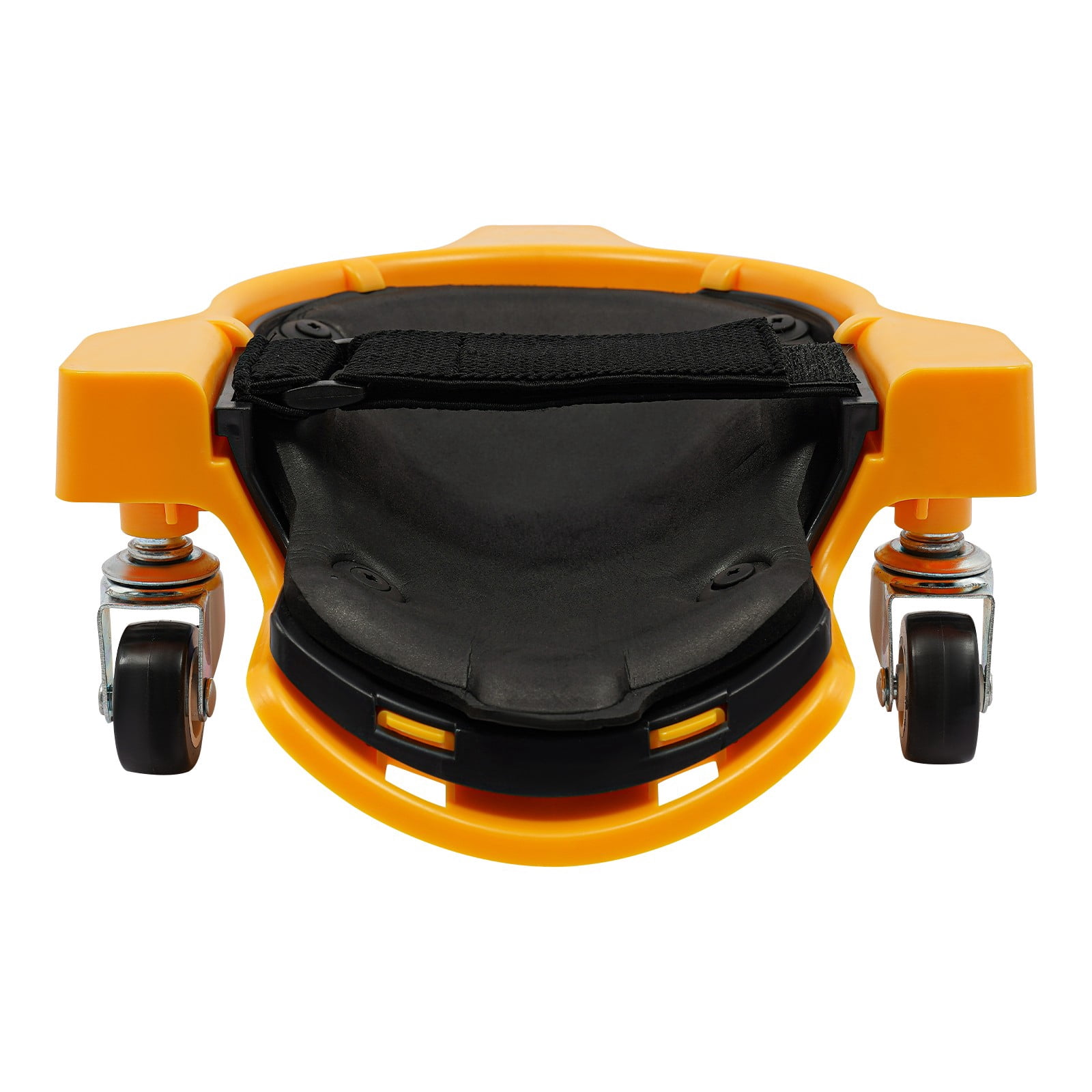Rolling Knee Pads with Wheels, 2 Pack Knee Creeper Pads with 360° Swivel Casters, Cushioned Mobile Kneeling Pads for Flooring, Tile Work, Gardening, Auto Repair, Construction & Cleaning, Yellow