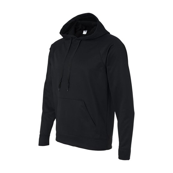 Jerzees 6 oz. Sport Tech Fleece Pullover Hood (PF96MR) Black, L