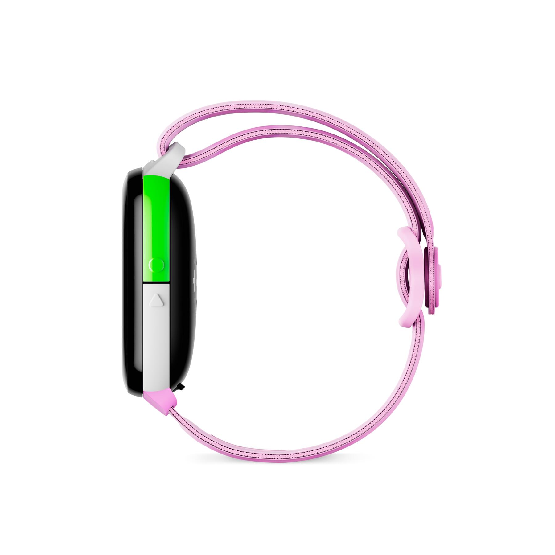 Fitbit Ace LTE Band - Kids Smartwatch Band - Water Resistant - One Size Fits All - Glitterbomb Skate Active Band - Pink