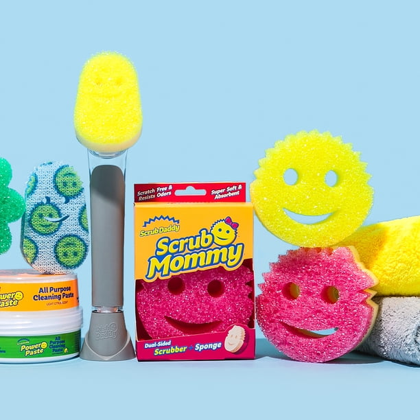 Scrub Daddy Citrus Scent Cleaner, Power Sponge with Polish Paste