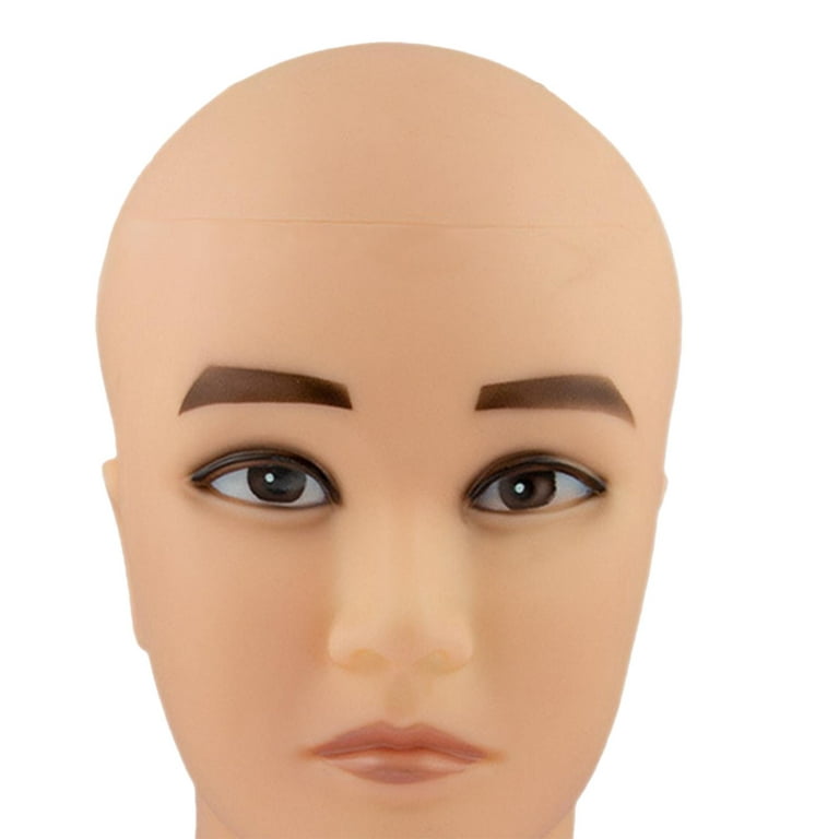 Rubber Male Dummy Head Manikin Head For Wig Making Hat Display Maniquin  Head Wig Holder Bald Head Mannequin Makeup - AliExpress
