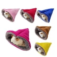 thumbnail image 3 of Cálida bolsa de dormir para hámster, cama para invierno, animal pequeño, conejillo de , ardilla, erizo, chinchilla, planeador del azúcar, d Pequeña Yinane Hamster Cotton Sleep Nest, 3 of 8