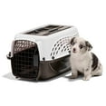 thumbnail image 6 of Petmate Two Door Top Load Plastic Travel Dog Kennel Pet Carriers for Dogs and Cats, Small 19" for Dogs Up To 10 lb, White, 6 of 10