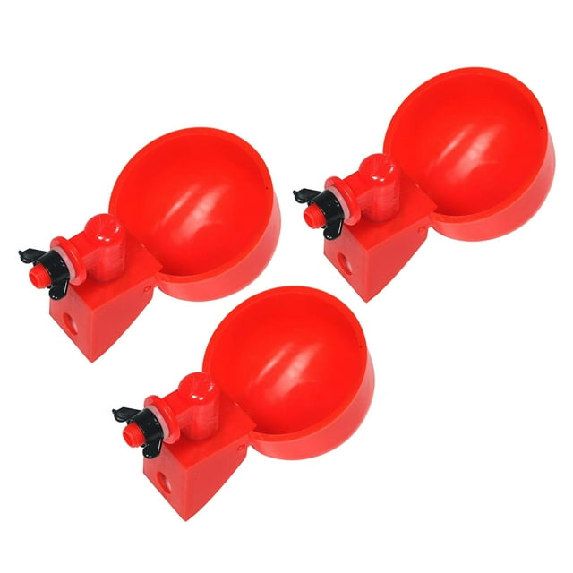 3 Paquetes de Tazas de Riego Automáticas Yuyangstore para Aves de Corral Bebederos para Aves