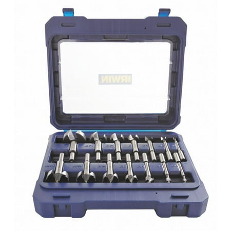 Irwin Forstner Drill Set 14pc Carbon Steel 1966893