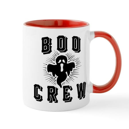 

CafePress - Boo Crew Ghost - 11 oz Ceramic Mug - Novelty Coffee Tea Cup