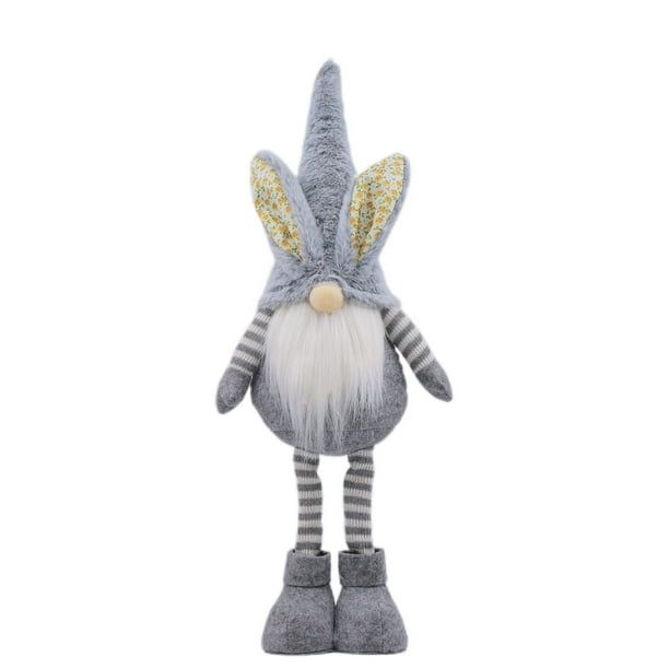 Adornos de Pascua, regalos de Pascua, conejito de Pascua, soporte para muñeco enano, lindo muñeco Rudolf, adorno para decoración del hogar, conejito de Pascua.