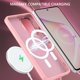 thumbnail image 4 of Funda para teléfono celular GUAGUA Galaxy A53 de 6.5 pulgadas, rosa mate, 4 of 9