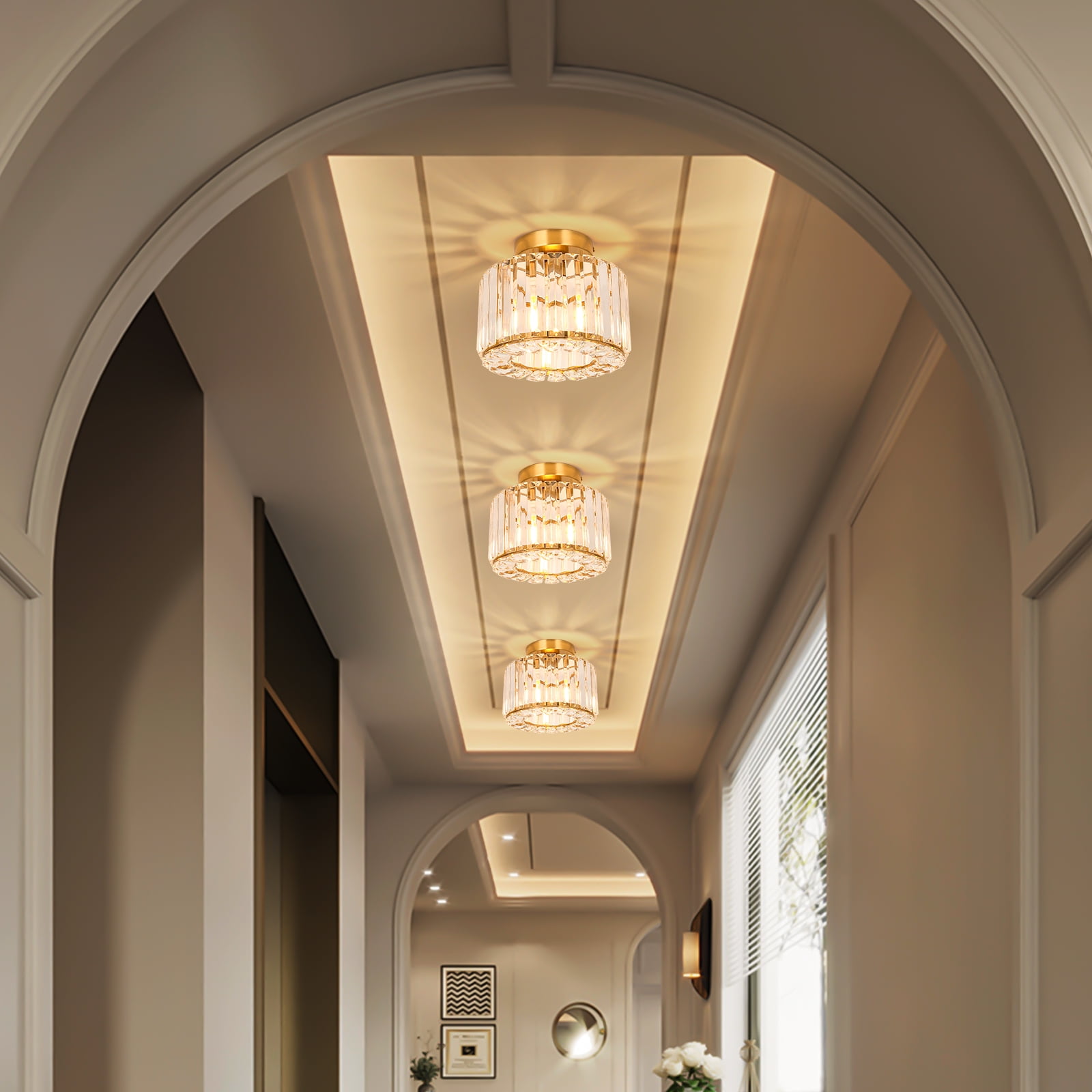 SEEU Crystal Ceiling Chandelier