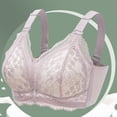thumbnail image 4 of Lixiuxyad Push up Bra Women's New Pattern Ribless Large Strap Jacquard Four Comfort Bra, 4 of 6