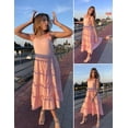 thumbnail image 2 of Arshiner Girls Maxi Summer Short Flutter Sleeve Casual Dress with Pockets, 2 of 6
