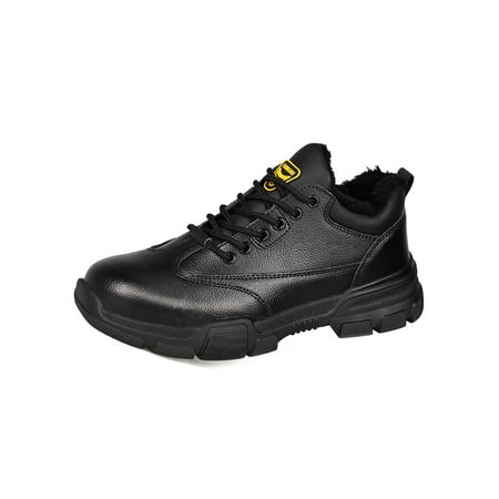 

Avamo Womens Industrial Boots Heavy Duty Work Shoes Leather Safety Boot Construction Outdoor Durable Steel Toe Winter Warm with Plush Lined Style 7