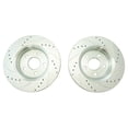 thumbnail image 6 of TRQ Front Performance Brake Pad & Rotor Kit Brake Pads Brake Rotors Set Ceramic Premium G-Coated Fits Select 2006-2010 Jeep Commander 2005-2010 Grand Cherokee, 6 of 7